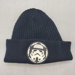 Disney Star Wars Stormtrooper Cuffed Beanie Black Comfort Casual Winter Outdoors